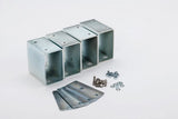 Stapelvoeten, set (alleen stapelen voor kastformaat 8/5) voor Ionsafebox-CEMO Batterijopslag- en laadkast